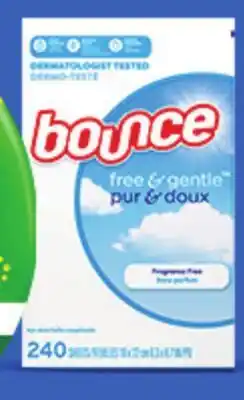 Ocean State Job Lot Bounce Free & Gentle Dryer Sheets 240 Count offer