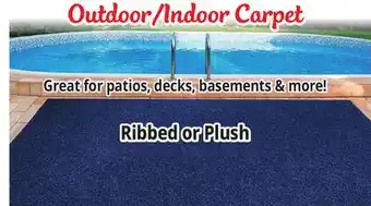 Ocean State Job Lot Indoor/Outdoor 3'4x5' Ribbed Carpet offer