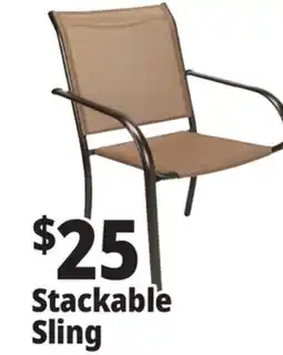 Ocean State Job Lot Stackable Patio Sling Chair offer