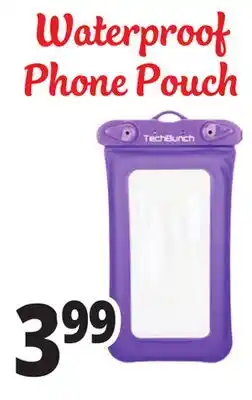 Ocean State Job Lot TechBunch Floating Universal Waterproof Pouch offer