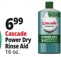 Ocean State Job Lot Cascade Rinse Aid 16 oz offer