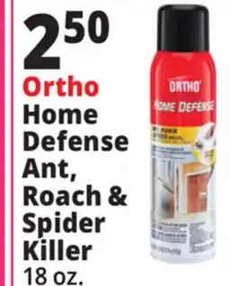 Ocean State Job Lot Ortho Home Defense Ant Roach & Spider Killer 18 oz offer
