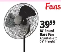 Ocean State Job Lot Penguin Adjustable Pedestal Fan 18 offer
