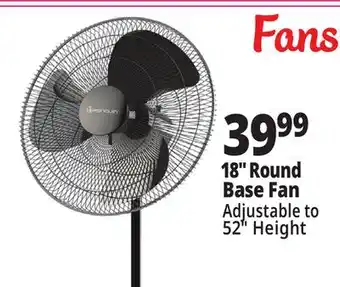 Ocean State Job Lot Penguin Adjustable Pedestal Fan 18 offer