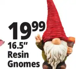 Ocean State Job Lot Outdoor Living Accents Resin Garden Gnome 16.5 offer