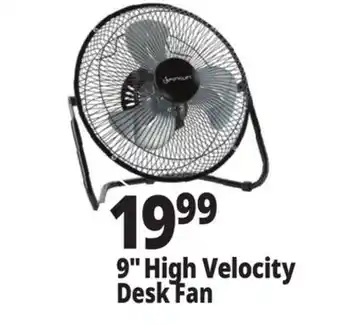 Ocean State Job Lot Penguin High Velocity Desk Fan 9 offer