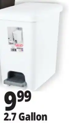Ocean State Job Lot Sterilite Step-On 2.7 Gal Wastebasket offer