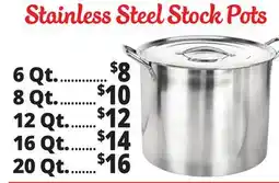 Ocean State Job Lot Stainless Steel Pots offer