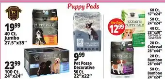 Ocean State Job Lot Puppy Pads offer