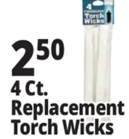 Ocean State Job Lot Fiberglass Torch Wicks 4 Pack offer