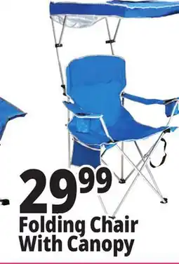 Ocean State Job Lot Folding Chair with Canopy offer