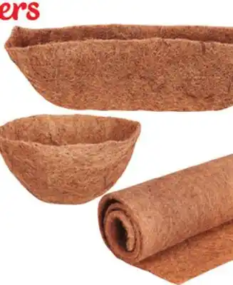 Ocean State Job Lot Round Coco Fiber Basket Liner 12 offer