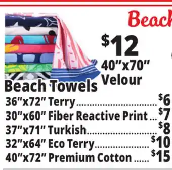 Ocean State Job Lot Beach Towels offer