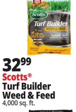 Ocean State Job Lot Scotts Turf Builder Weed & Feed 4 000 sq ft offer