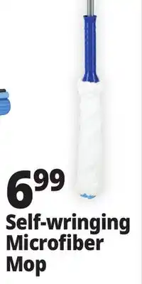 Ocean State Job Lot Gleam Self-Wringing Microfiber Mop offer