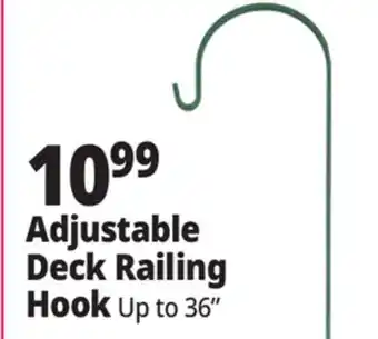 Ocean State Job Lot Adjustable Deck Railing Hook offer