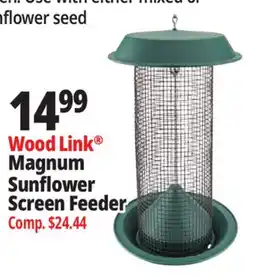 Ocean State Job Lot WoodLink Magnum Black Oil Sunflower Bird Feeder offer