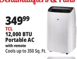 Ocean State Job Lot TLC 12,000 BTU Portable AC with remote offer