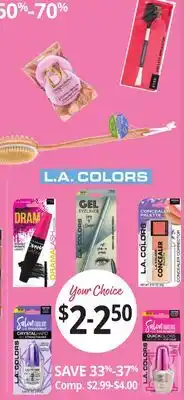Ocean State Job Lot L.A. Colors offer