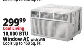 Ocean State Job Lot Cool Living 10,000 BTU Window AC with Wifi offer