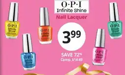 Ocean State Job Lot O•P•I Infinite Shine Nail Lacquer offer