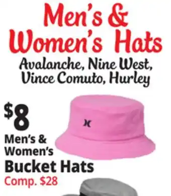 Ocean State Job Lot Men's & Women's Bucket Hats offer
