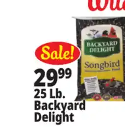 Ocean State Job Lot Backyard Delight Songbird Food 25 lbs offer