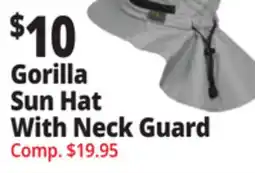 Ocean State Job Lot Gorilla Sun Hat With Neck Guard offer