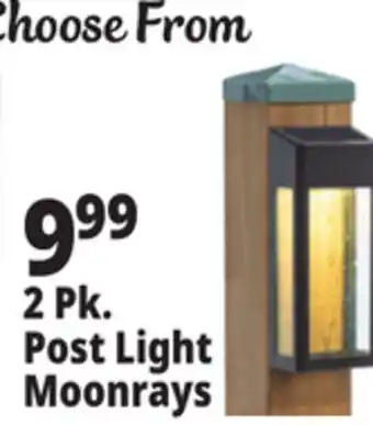 Ocean State Job Lot 2 Pk. Post Light Moonrays offer