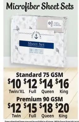 Ocean State Job Lot Microfiber Sheet Sets offer