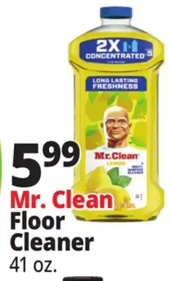 Ocean State Job Lot Mr. Clean Floor Cleaner offer