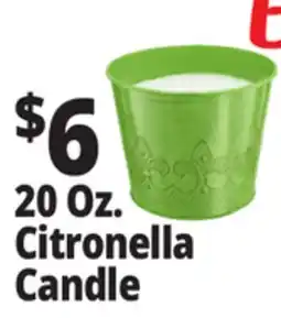 Ocean State Job Lot 20 Oz. Citronella Candle offer