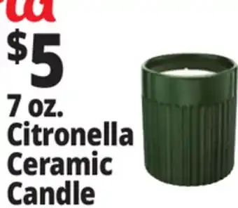 Ocean State Job Lot 7 oz. Citronella Ceramic Candle offer