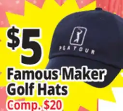 Ocean State Job Lot Famous Maker Golf Hats offer