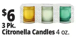Ocean State Job Lot 3 Pk. Citronella Candles offer