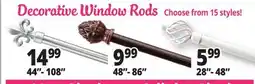 Ocean State Job Lot Decorative Window Rods offer