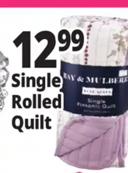 Ocean State Job Lot Single Rolled Quilt offer