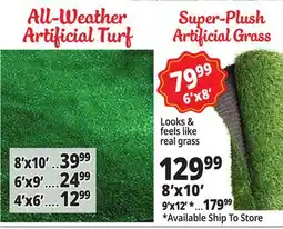 Ocean State Job Lot All-Weather Green Artificial Grass offer
