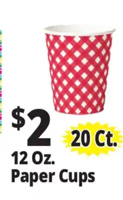 Ocean State Job Lot 12 Oz. Paper Cups offer