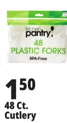 Ocean State Job Lot Kitchen Pantry Plastic Forks 48 Count offer