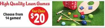 Ocean State Job Lot High Quality Lawn Games offer