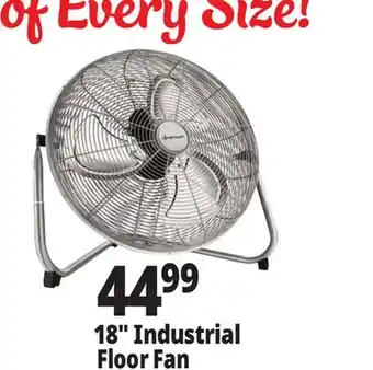 Ocean State Job Lot 18 Industrial Floor Fan offer