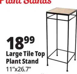 Ocean State Job Lot Large Tile Top Plant Stands offer