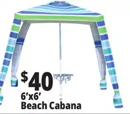 Ocean State Job Lot 6'x6' Beach Cabana offer