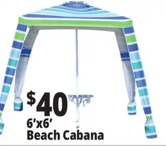 Ocean State Job Lot 6'x6' Beach Cabana offer