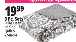 Ocean State Job Lot 3 Pc. Sets Quilts & Quilt Sets offer