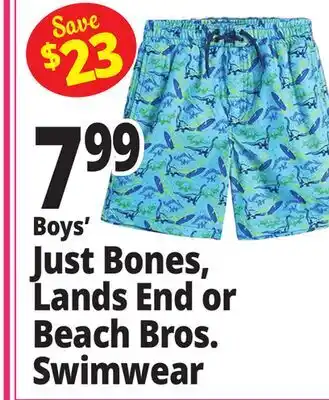Ocean State Job Lot Just Bones, Lands End or Beach Bros. Swimwear offer