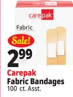 Ocean State Job Lot Carepak Fabric Bandages offer