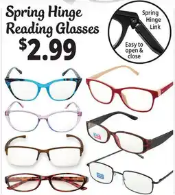 Ocean State Job Lot Spring Hinge Reading Glasses offer