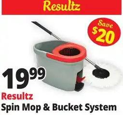 Ocean State Job Lot Resultz Spin Mop & Bucket System offer